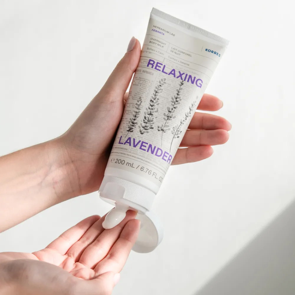 Korres Hagel Nature|Körper|RELAXING LAVENDER Körpermilch für die Nacht 200 ml