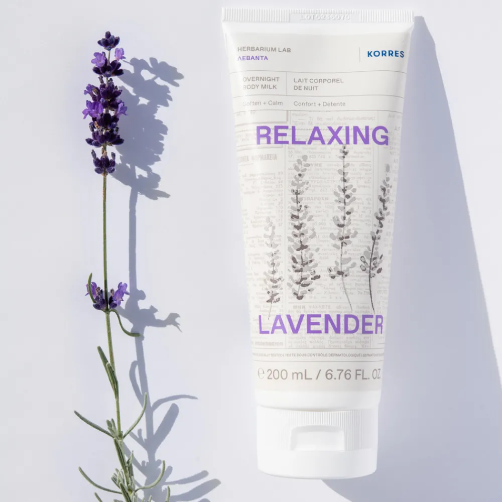 Korres Hagel Nature|Körper|RELAXING LAVENDER Körpermilch für die Nacht 200 ml