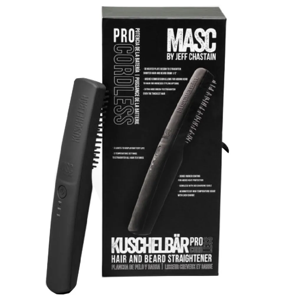 MASCbyJeffChastain Glätteisen|Glätteisen^Kuschelbär PRO Cordless Hair & Beard Straightener