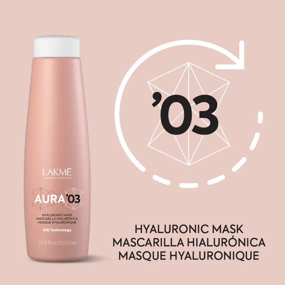 Tekina Haarkur^Lakmé AURA 03 Hyaluronic Mask 1000 ml