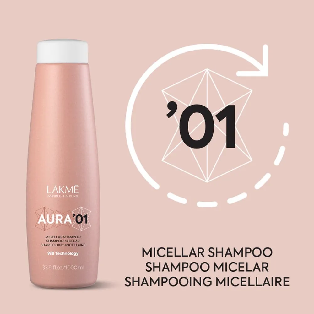 Lakmé AURA 01 Micellar Shampoo 1000 ml-Tekina Discount
