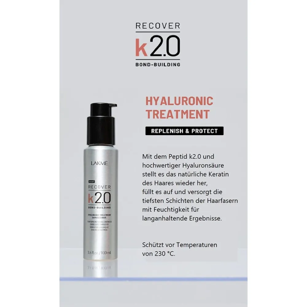 Lakme Haarkur|Lakmé K2.0 Recover Hyaluronic Treatment 100 ml
