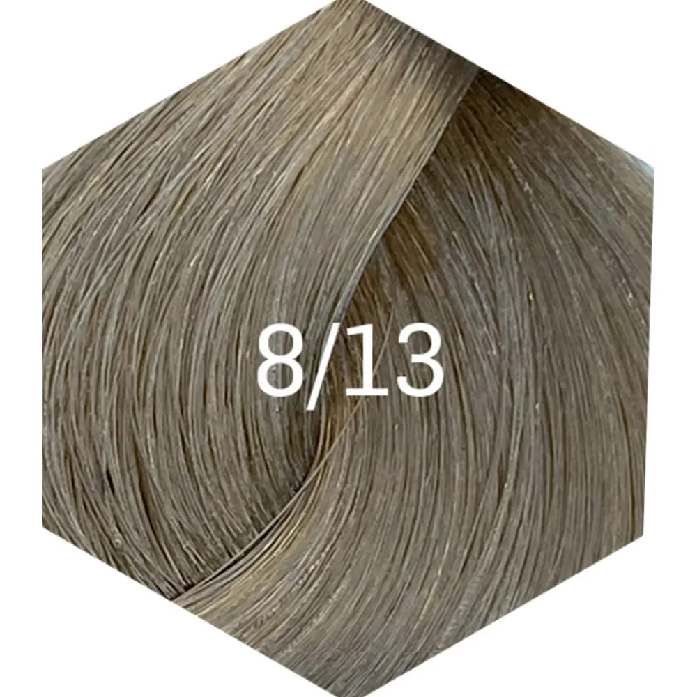 Lakme Haarfarbe|Lakmé Permanente Haarfarbe Collage 8/13 Hellblond Asch-Blond Beige 60 ml