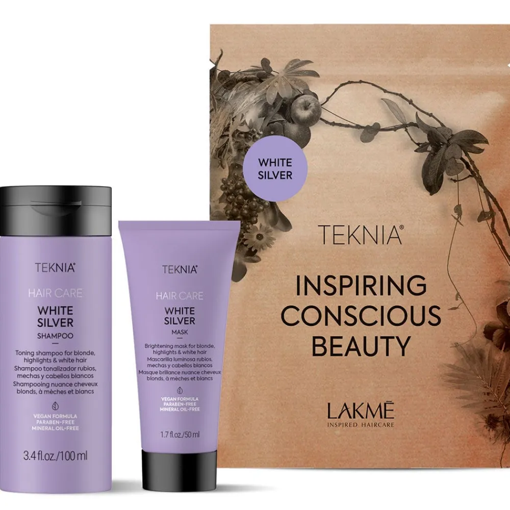 Lakme Haarkur| Shampoo|Lakmé TEKNIA White Silver Travel Pack