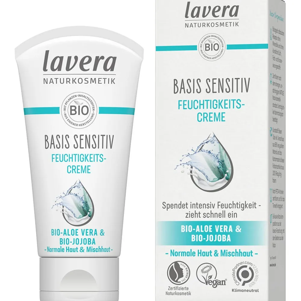 Lavera Hagel Nature|Gesicht|Basis Sensitiv Feuchtigkeitscreme 50 ml