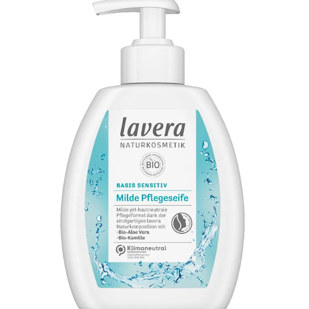 Lavera Hagel Nature|Hand & Fuß^Basis Sensitiv Milde Pflegeseife 250 ml