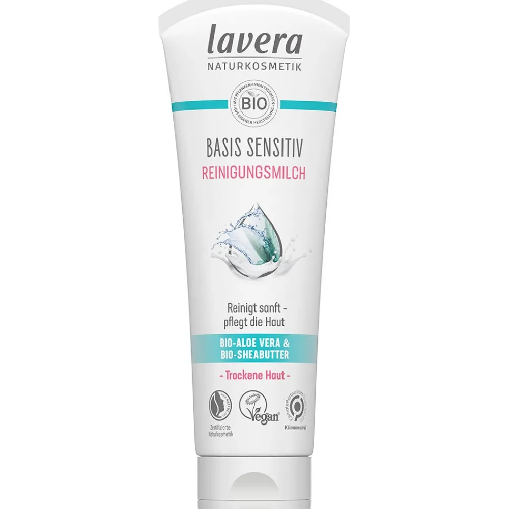 Lavera Hagel Nature|Gesicht|Basis Sensitiv Reinigungsmilch 125 ml