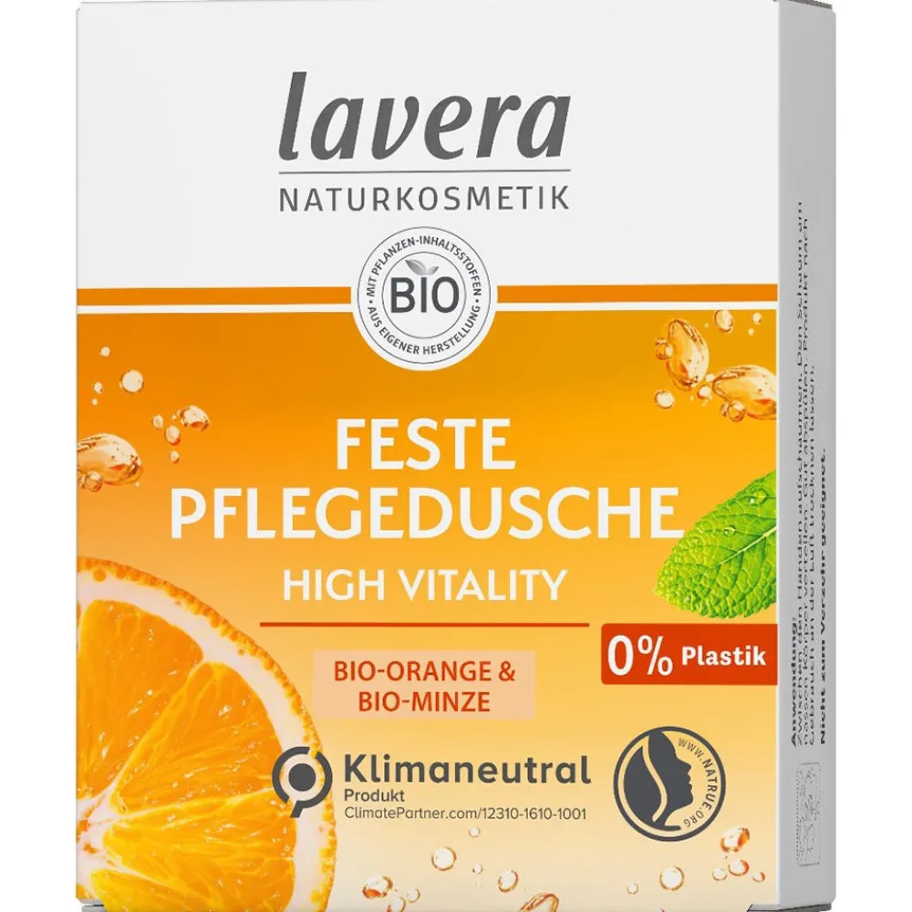 Feste Pflegedusche High Vitality 50 g-Lavera Hot