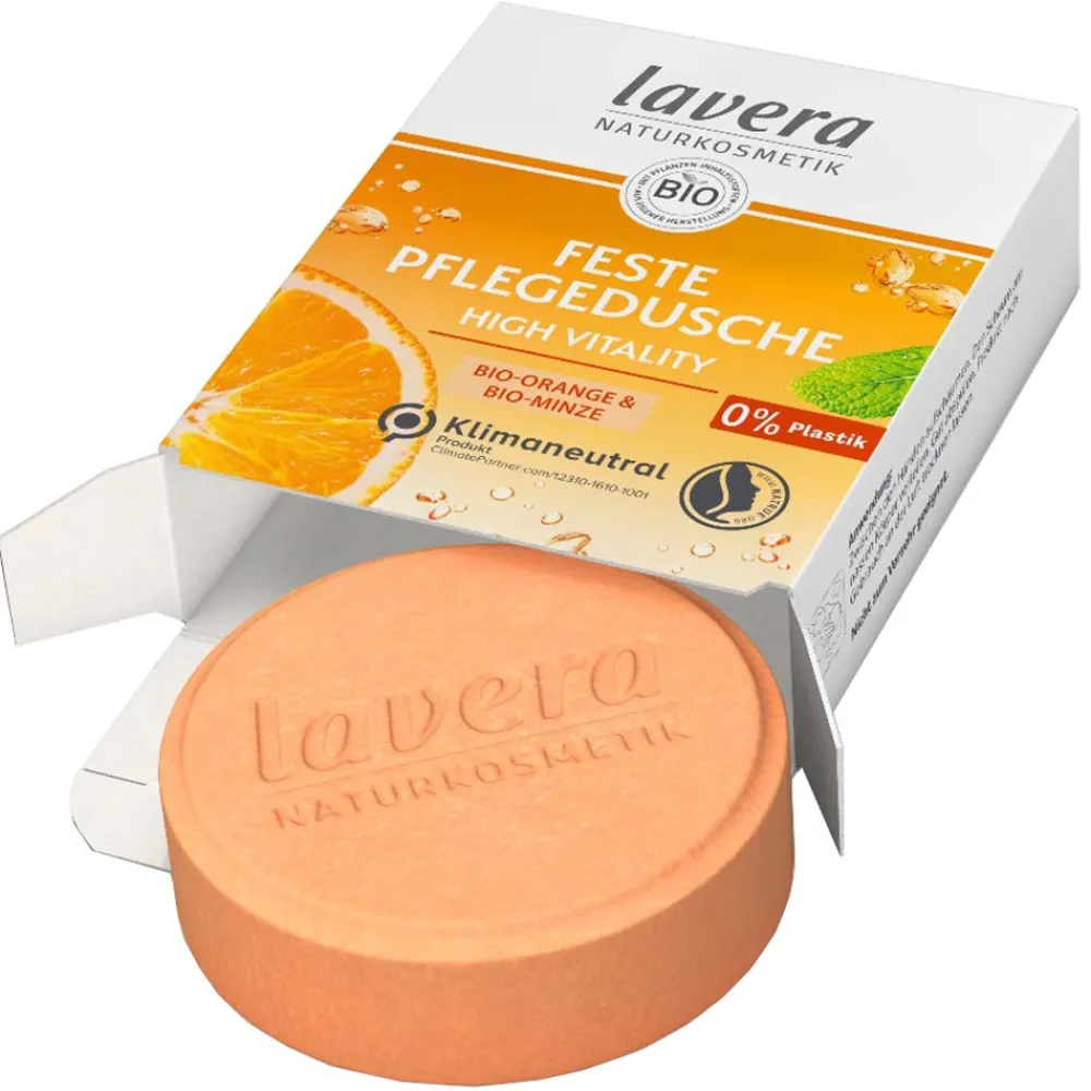 Feste Pflegedusche High Vitality 50 g-Lavera Hot