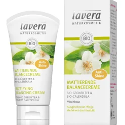Lavera Hagel Nature|Gesicht|Grüner Tee Mattierende Balancecreme 50 ml