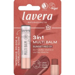 Lavera Lippenpflege|Multi Balm Sunset (01 Red) 4,5 g
