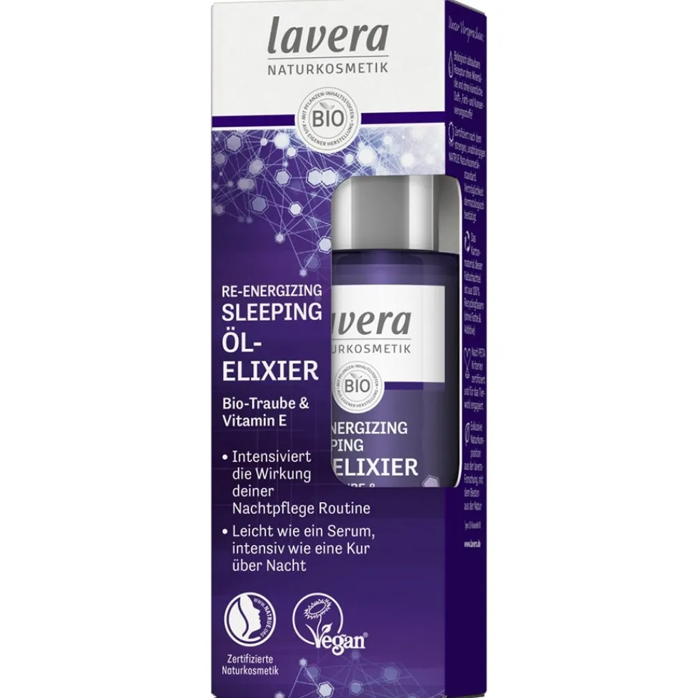 Lavera Hagel Nature|Gesicht|Re-Energizing Sleeping Öl-Elixier 30 ml