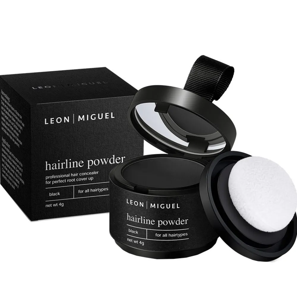 Leon Miguel Haarverdichtung|Hair Line Powder schwarz 4 g