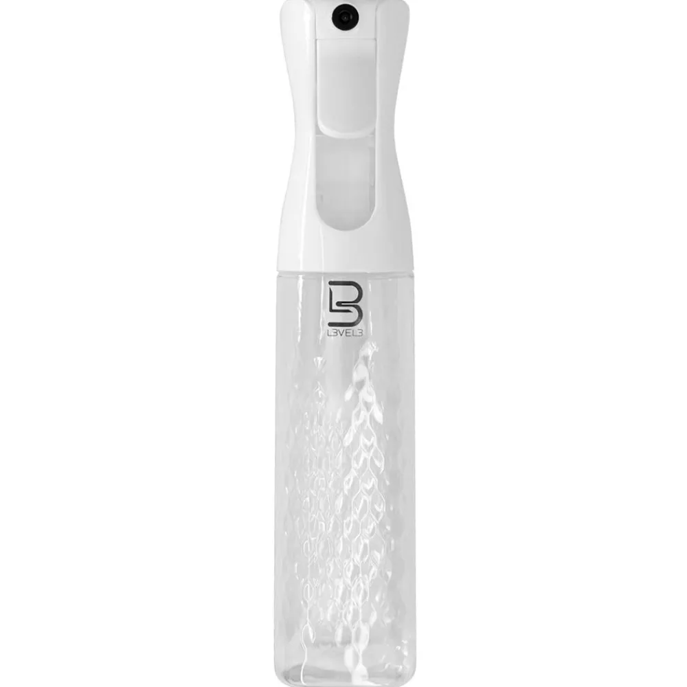 Beveled Spray Bottle White/Transparent-Level3 Best