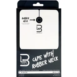 Level3 Frisierumhänge|Cape with Rubber Neck White