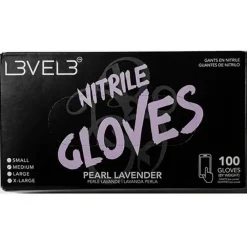 Level3 Hygiene & Desinfektion|Einwegartikel^Nitrile Gloves Large Pearl Lavender