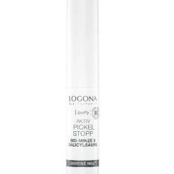 LOGONA Hagel Nature|Gesicht^Aktiv Pickel-Stopp Bio-Minze & Salicylsäure 6 ml