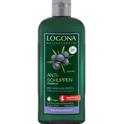 LOGONA Hagel Nature| Shampoo|Anti-Schuppe Shampoo Bio-Wacholder 250 ml