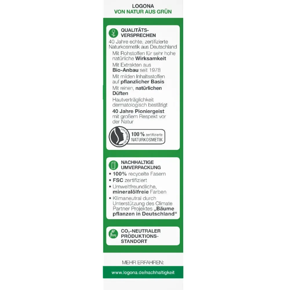 Mattierendes Feuchtigkeitsfluid Bio-Minze & Salicylsäure 30 ml-LOGONA New