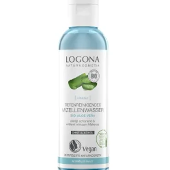 LOGONA Hagel Nature|Gesicht^Tiefenreinigendes Mizellenwasser Bio-Aloe Vera 125 ml