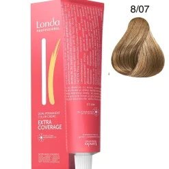 Extra Coverage 8/07 mittelblond natur-braun 60 ml-Londa Clearance
