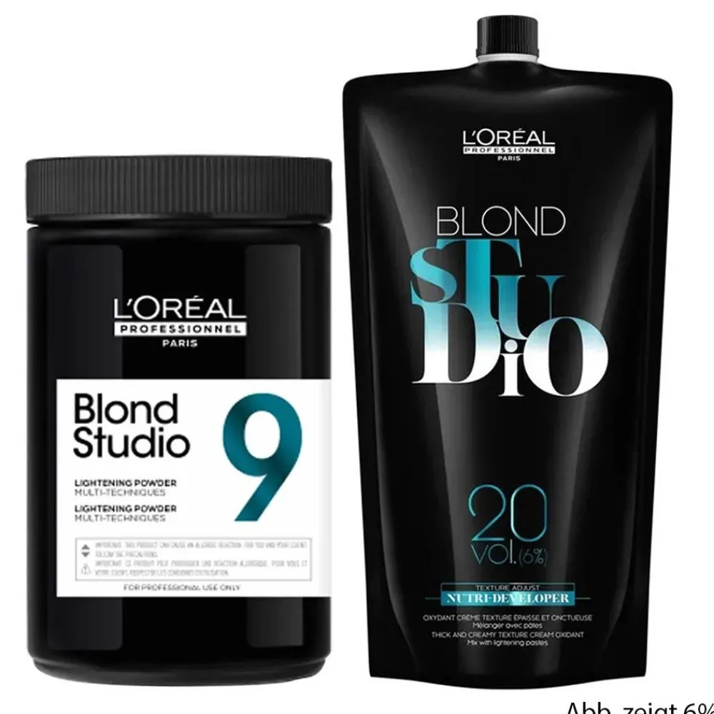 L'Oréal Professionnel Paris Haarfarbe|Blondierung|L'Oréal Professionell Paris Blond Studio Set 9%