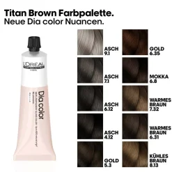 L'Oréal Professionnel Paris Haarfarbe^L'Oréal Professionnel Dia Color Titan Brown 6.35 Dunkelblond Gold Mahagoni 60 ml