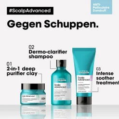 L'Oréal Professionnel Paris Shampoo|Série Expert Scalp Advanced Anti-Dandruff Dermo-Clarifier Shampoo 300 ml