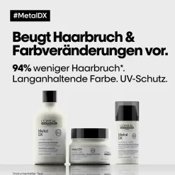 L'Oréal Professionnel Paris Haarkur| Shampoo^Serie Expert Metal DX Pflegeset UV-Schutz Bundle