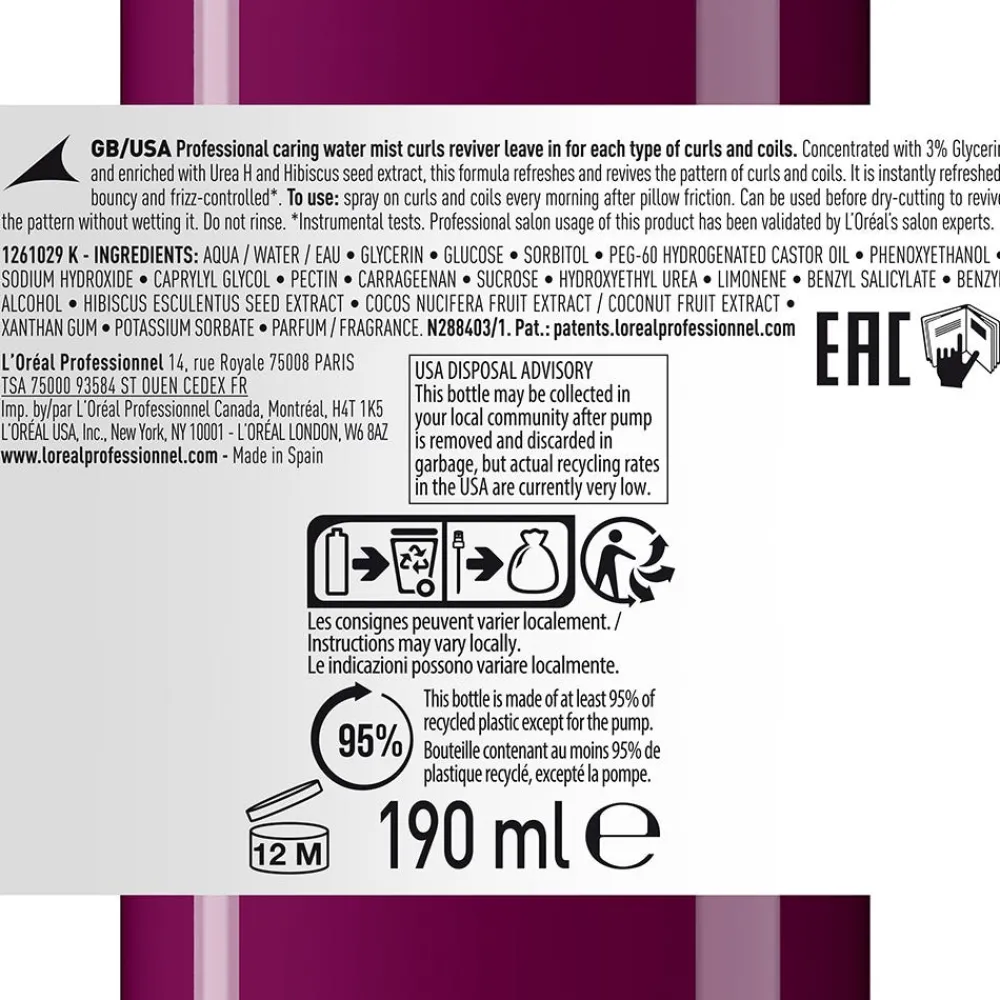 L'Oréal Professionnel Paris Reparatur & Stärkung| Conditioner^Curl Expression Curl Reviver Leave-In 190 ml