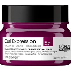 L'Oréal Professionnel Paris Reparatur & Stärkung| Haarkur|Curl Expression Intensive Moisturizer Mask Rich 250 ml