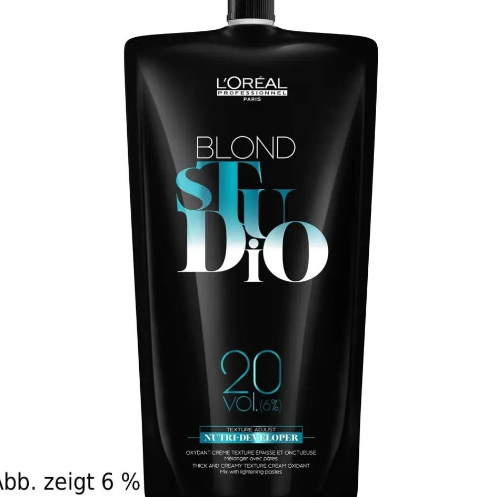 L'Oréal Professionnel Paris Strähnen, Haarkreide & Make-Up|Haarfarbe|Blond Studio Nutri-Developpeur 12%, 1000 ml