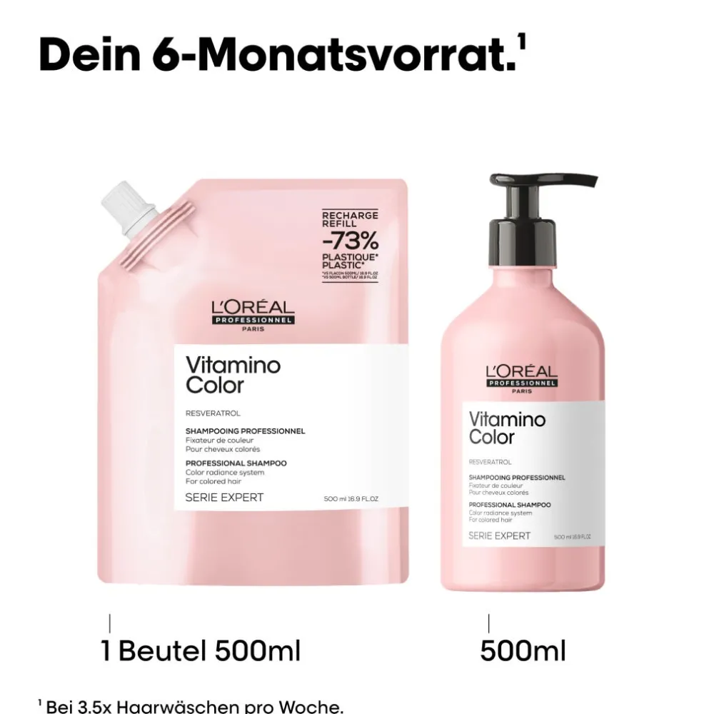 L'Oréal Professionnel Paris Shampoo|Serie Expert Vitamino Color Shampoo Refill 500 ml