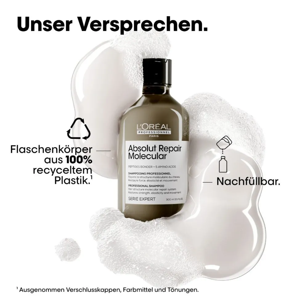 L'Oréal Professionnel Paris Shampoo|Serie Expert Absolut Repair Molecular Shampoo 300 ml