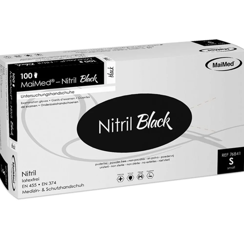 Nitril Black 100 Stück Gr. S-MaiMed Outlet