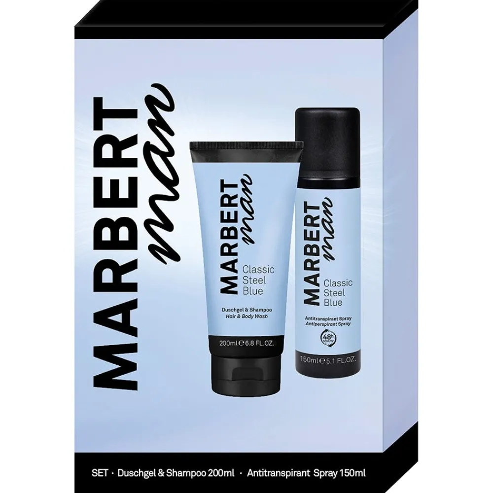 Man Classic Steel Blue Set-MARBERT Clearance