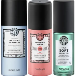 Maria Nila Haarspray & Haarlack| Haaröle^Styling Travel Pflegeset