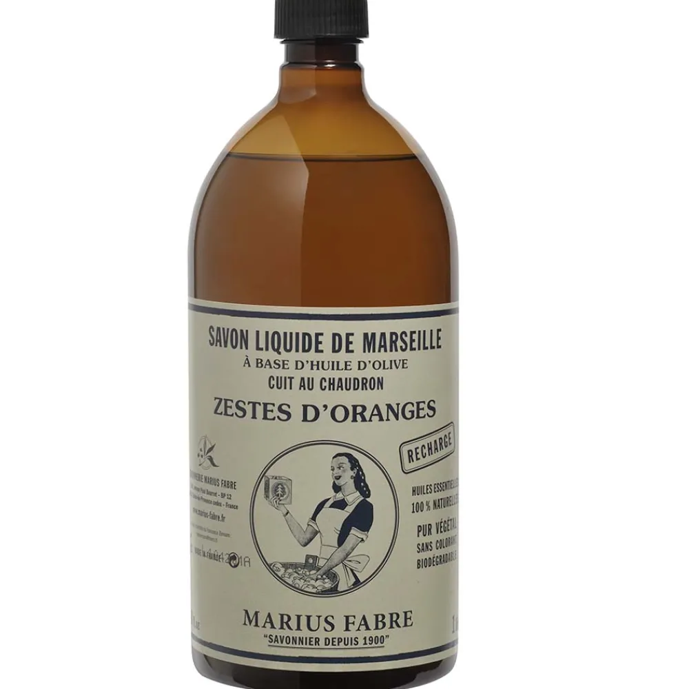 Marius Fabre Hand & Fuß|Flüssigseife Orange Nature 1000 ml