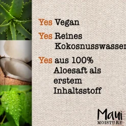 Maui Hagel Nature| Shampoo|Moisture Curl Quench & Coconut Oil Shampoo 385 ml