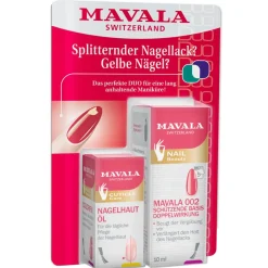 Mavala Maniküre & Pediküre|Nagelpflege^Duo - Splitternder Nagellack, gelbe Nägel