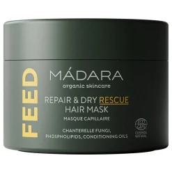 Madara Hagel Nature| Haarkur^MÁDARA Feed Repair & Dry Rescue Haarmaske 180 ml