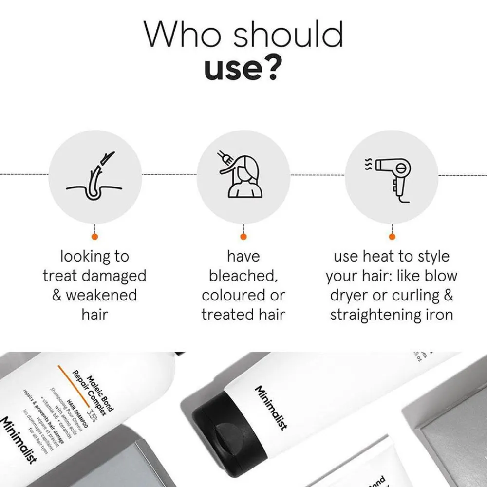 Minimalist Reparatur & Stärkung| Haarkur^Maleic Bond Repair Complex 5% Mask 200 g