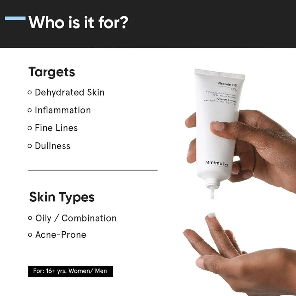 Minimalist Gesicht|Vitamin B5 10% Moisturizer 50 g