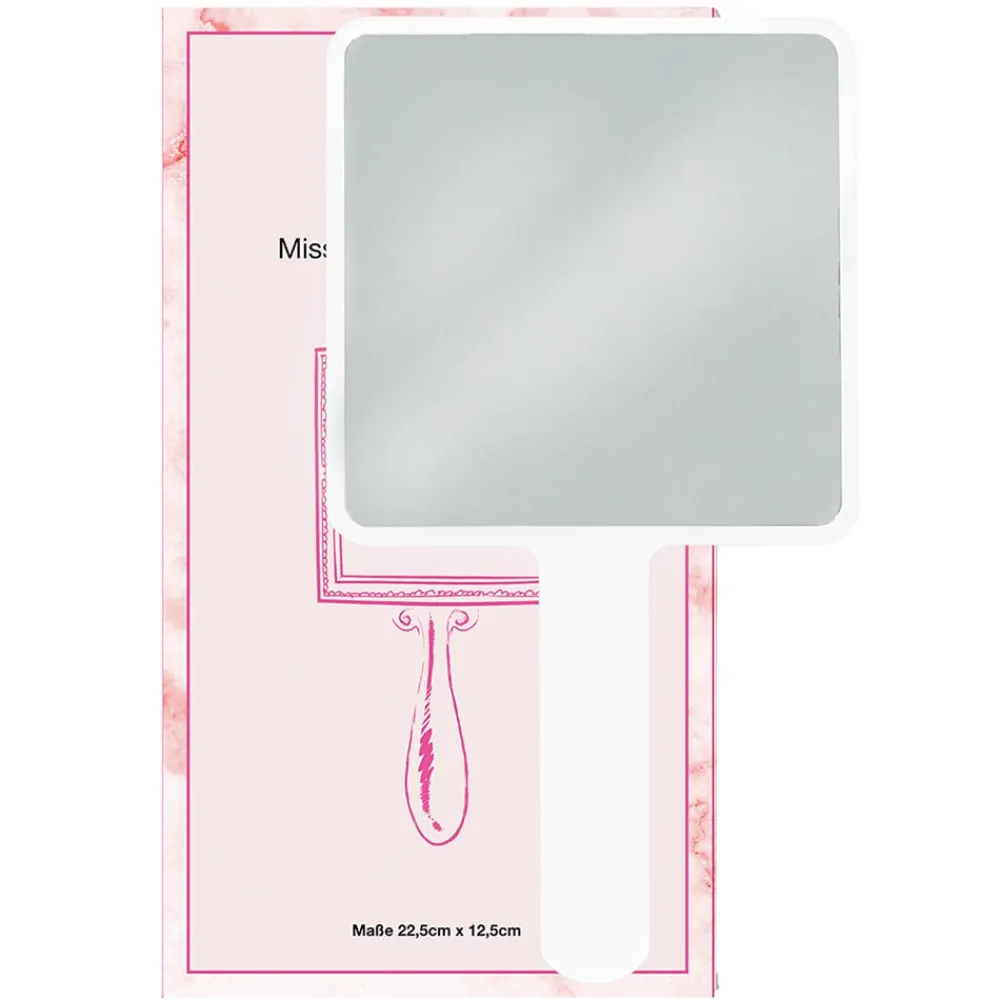 Handspiegel weiß-Miss Lashes Online