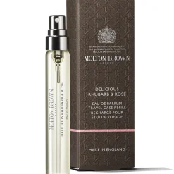 Damen Molton Brown Parfum|Damendüfte|Delicious Rhubarb & Rose Eau de Parfum Travel Case Refill 7, 5 ml
