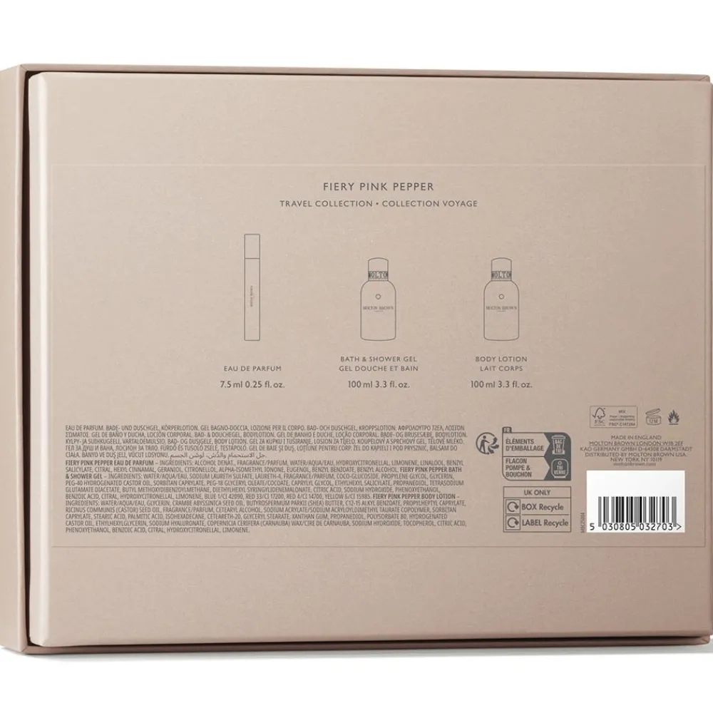 Damen Molton Brown Damendüfte|Körper|Fiery Pink Pepper Reise Geschenkset