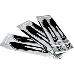 Monteil Paris Körper|Gesicht^Skalpell-Klingen Karbonstahl 10er Set