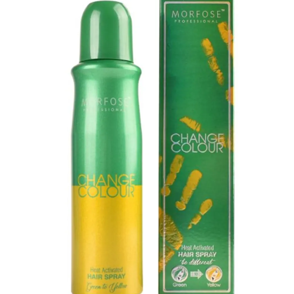 Morfose Haarspray & Haarlack|Change Color Spray Green-Yellow 150 ml