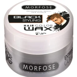 Morfose Pomade & Wachs|Color Haar Wax Schwarz 100 ml