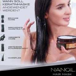 Nanoil Haarkur|Keratin Hair Mask 300 ml
